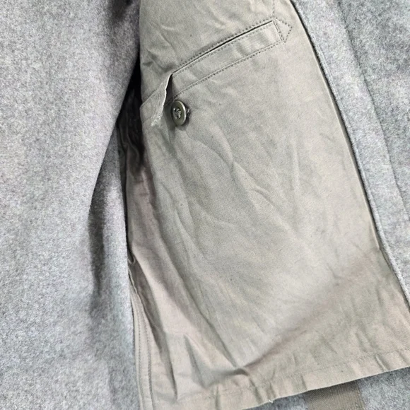 Vintage Wool Jacket Mens Small Green West Germany 60s Coat Military Cold War - Picture 13 of 16